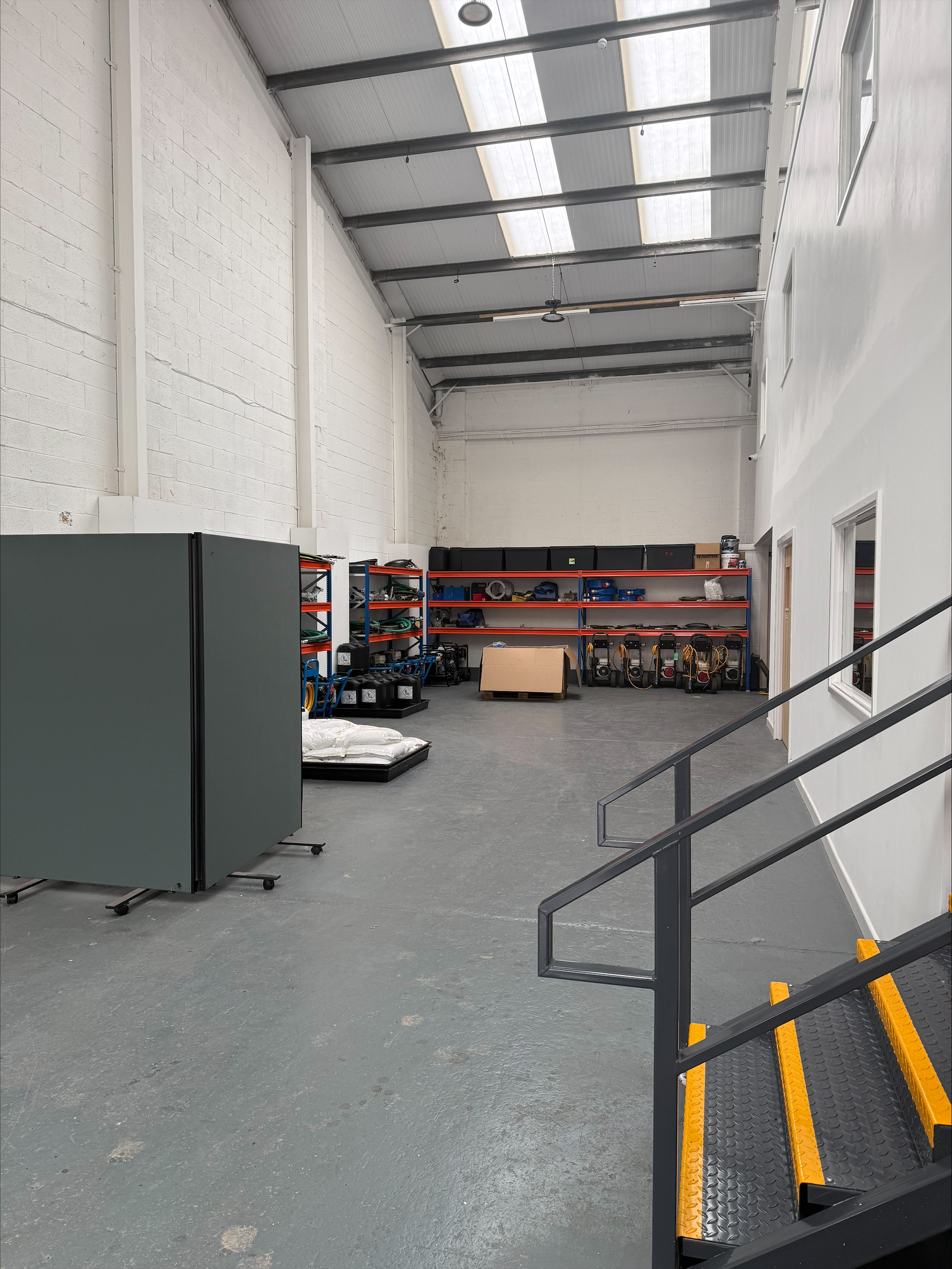 Inside the TIS unit at Victoria Trading Estate, Wigan